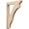Ekena Millwork 5 1/2-in W x 28-in D x 40-in H Balboa Slat Rough Cedar Woodgrain TimberThane Outlooker, Primed Tan OUTUR055X28X40BOA24RCPR - alternate 1